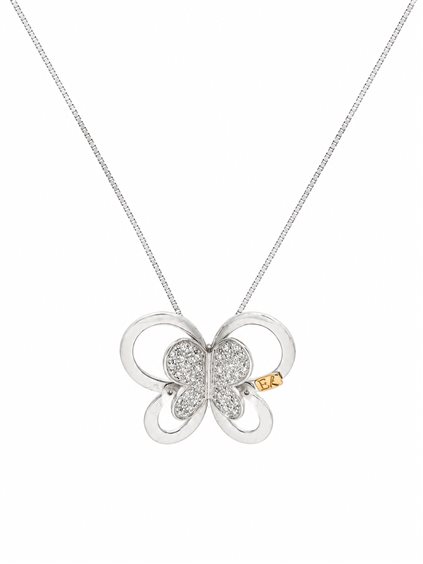 Collana Recarlo Donna in Oro Diamante 0.11 Ct AD 216/B - AD 216/B